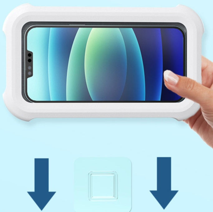 The Waterproof Box Of Bathroom Mobile Phone Rack Is Hung On The Wall - My Store