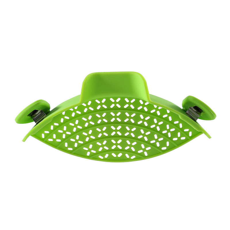 Kitchen Gadgets Silicone Pot Side Drain Stopper - My Store