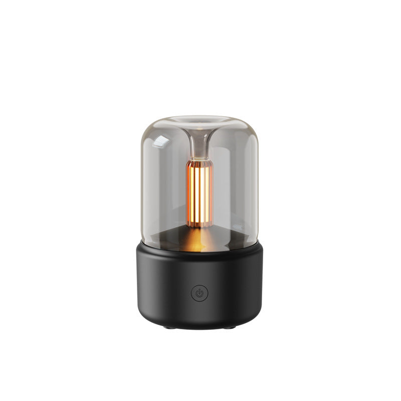 Portable Aroma Diffuser Humidifier with LED, USB, 120ml, Candlelight - My Store