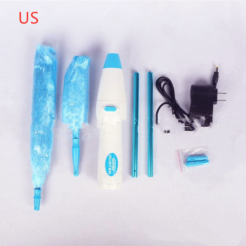 Motorized electric spin brush duster eliminates dust for house cleaning. - My Store