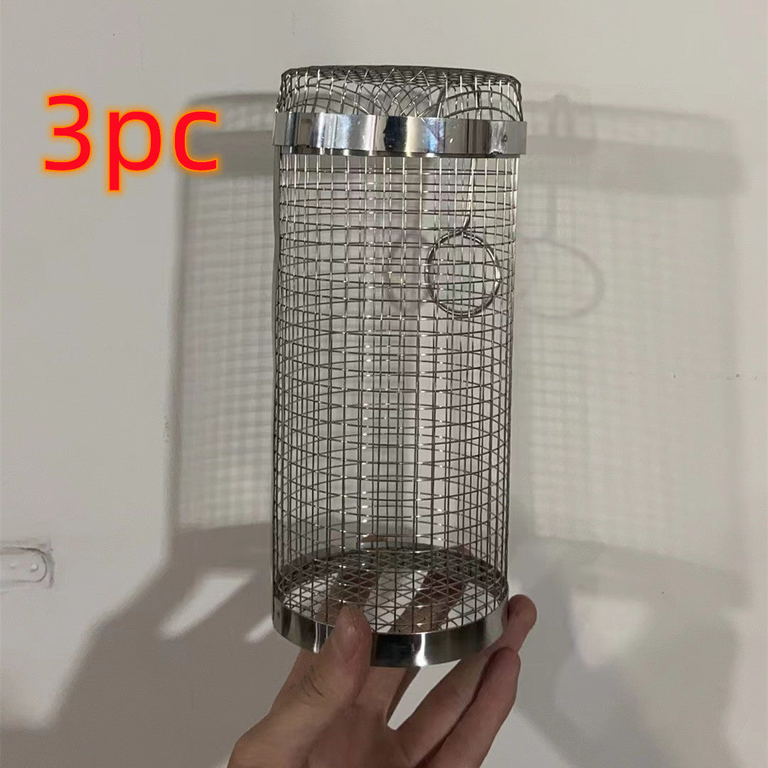 Portable Rolling BBQ Grilling Basket Outdoor Barbecue Net Rack - My Store