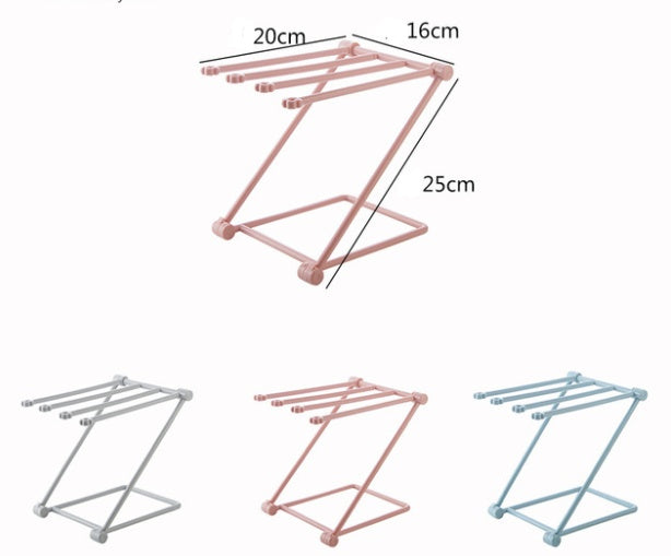 Foldable Dishcloth Shelf Kitchen Accessories Gadget Organizer - My Store