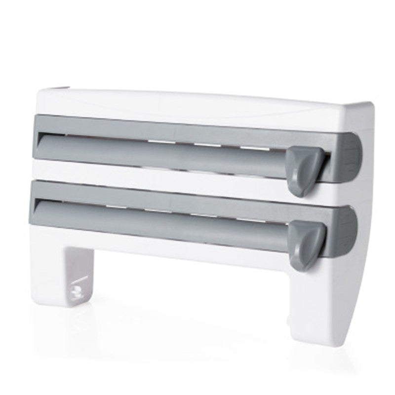 4-in-1 kitchen roll holder dispenser for foil, film, tissue. - My Store