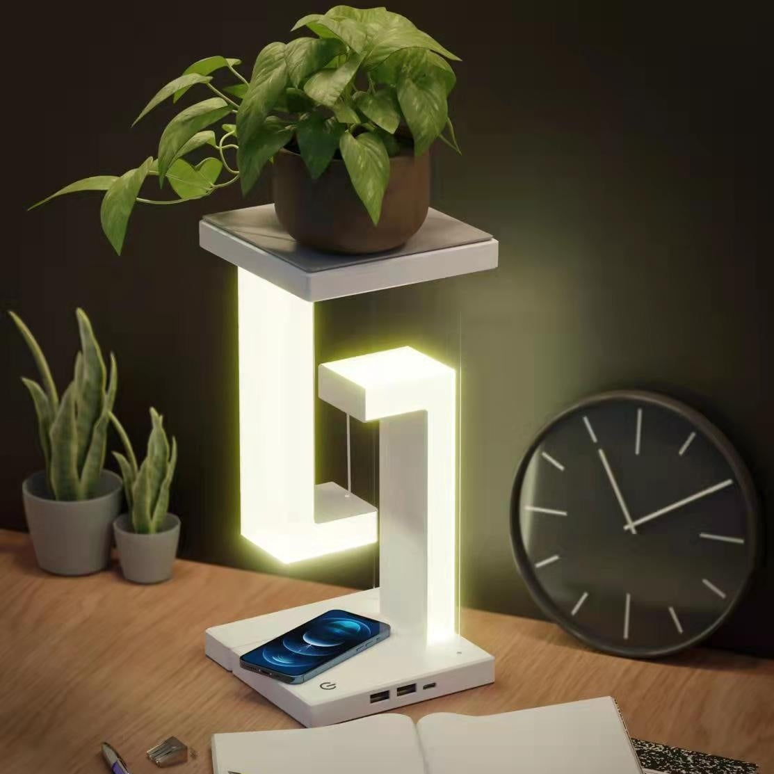 Floating Wireless Charging Lamp – Creative Suspended Light for Bedrooms - My Store