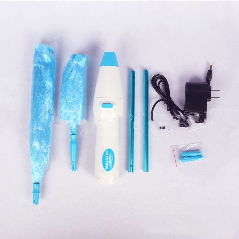 Motorized electric spin brush duster eliminates dust for house cleaning. - My Store