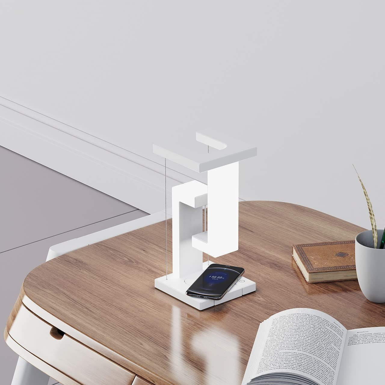 Floating Wireless Charging Lamp – Creative Suspended Light for Bedrooms - My Store