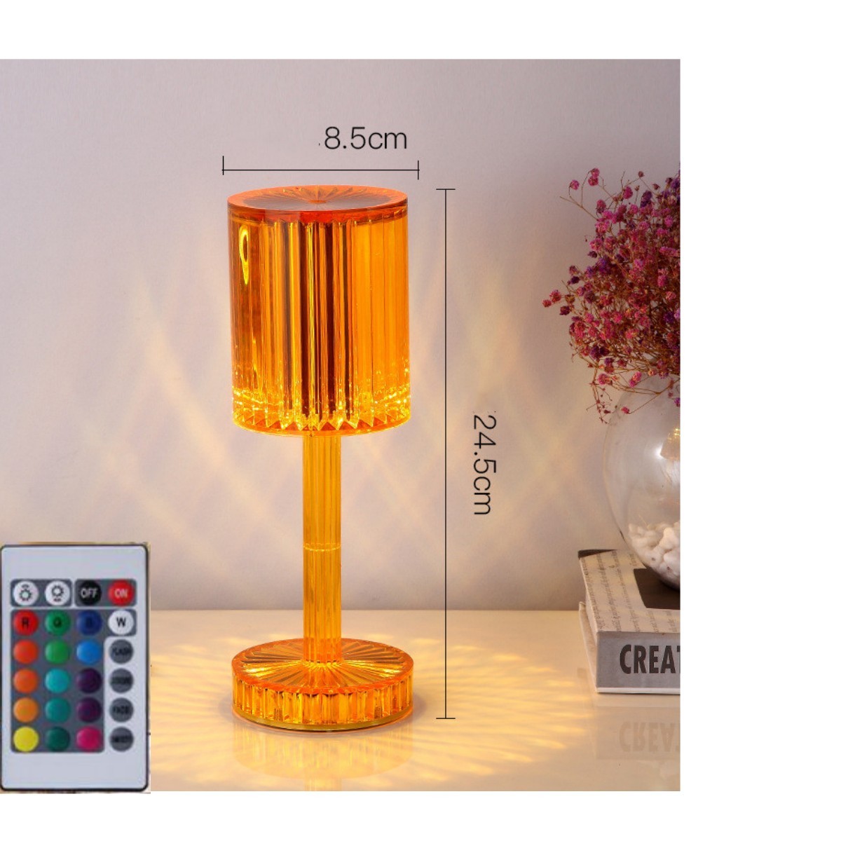 Crystal LED Table Lamp – Romantic Diamond Light for Home Decor - My Store