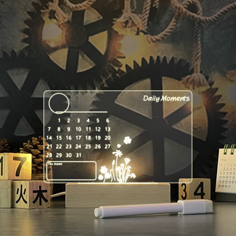 LED Message Board Night Light – USB, Pen, Gift-Ready - My Store