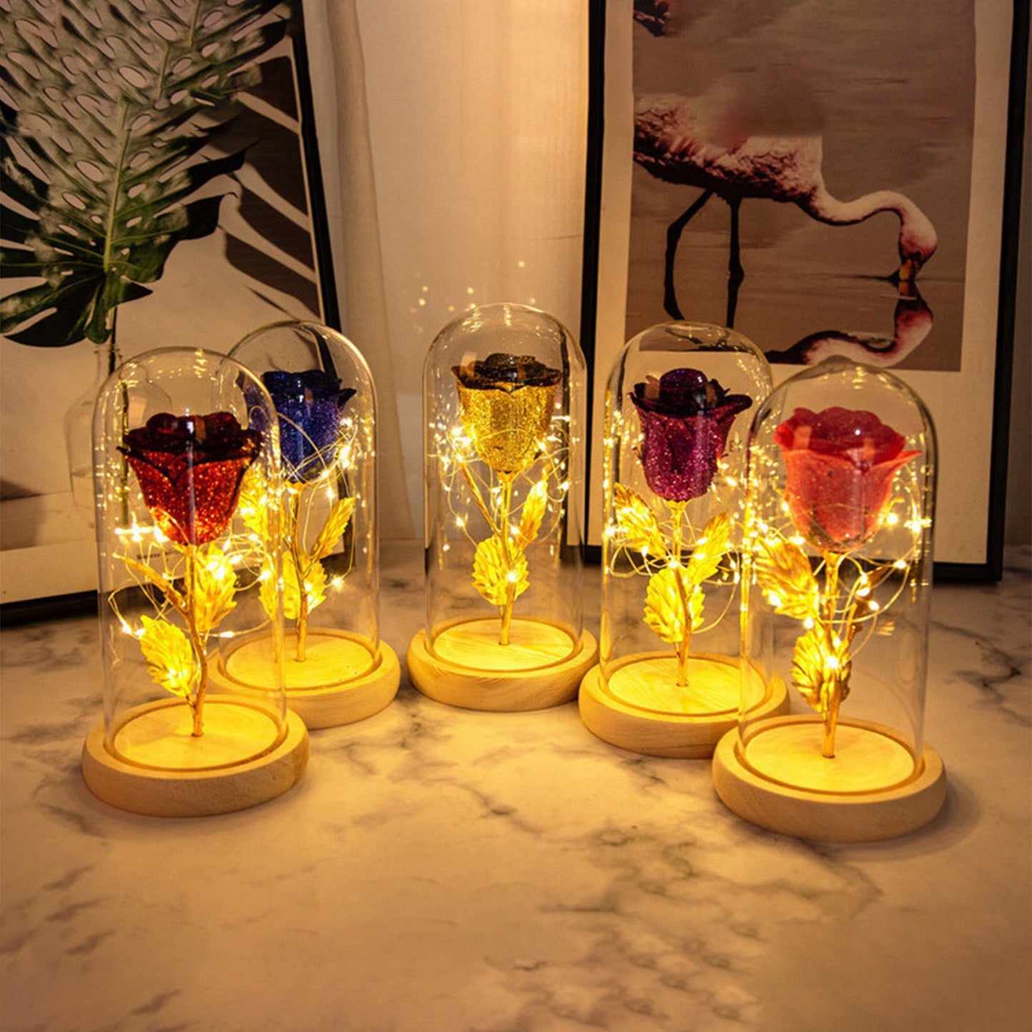 Eternal Rose LED Light Gift for Valentine, Wedding, Mother - My Store