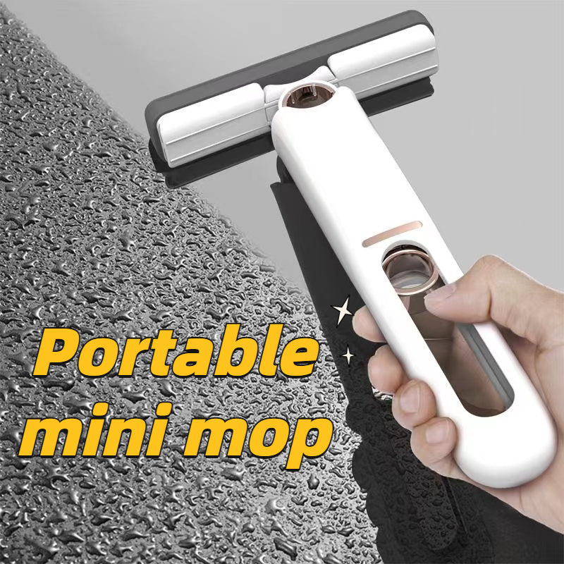 QuickClean Mini Mop – Hands-Free, Super Absorbent, All-in-One! - My Store