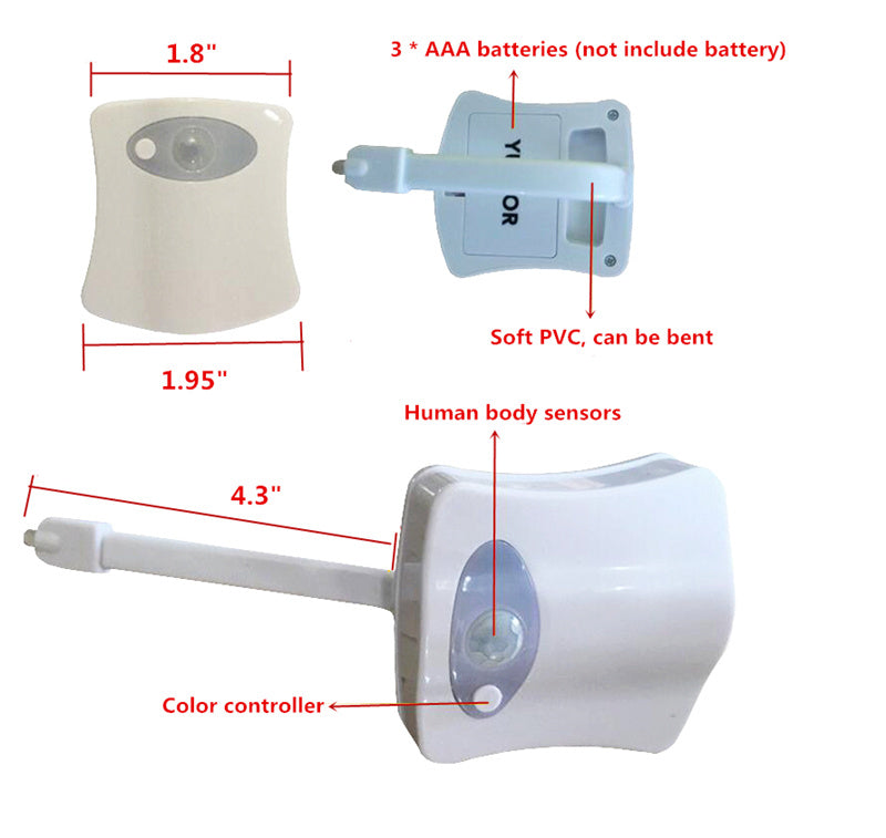Toilet Induction LED Night Light - My Store