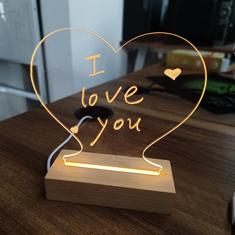 LED Message Board Night Light – USB, Pen, Gift-Ready - My Store