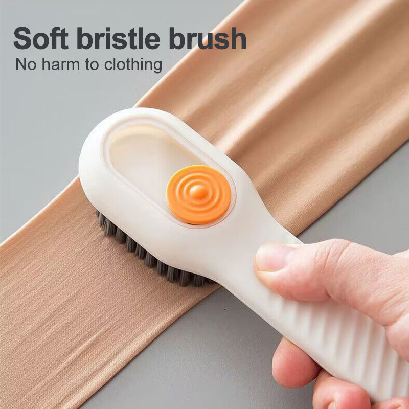 Automatic shoe cleaning brush with liquid dispenser and soft bristles. - My Store