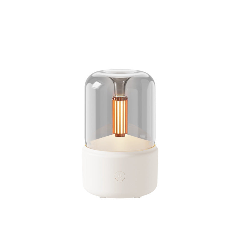 Portable Aroma Diffuser Humidifier with LED, USB, 120ml, Candlelight - My Store