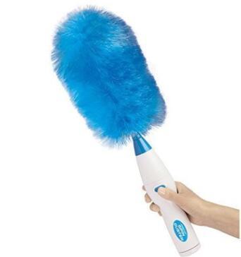 Motorized electric spin brush duster eliminates dust for house cleaning. - My Store