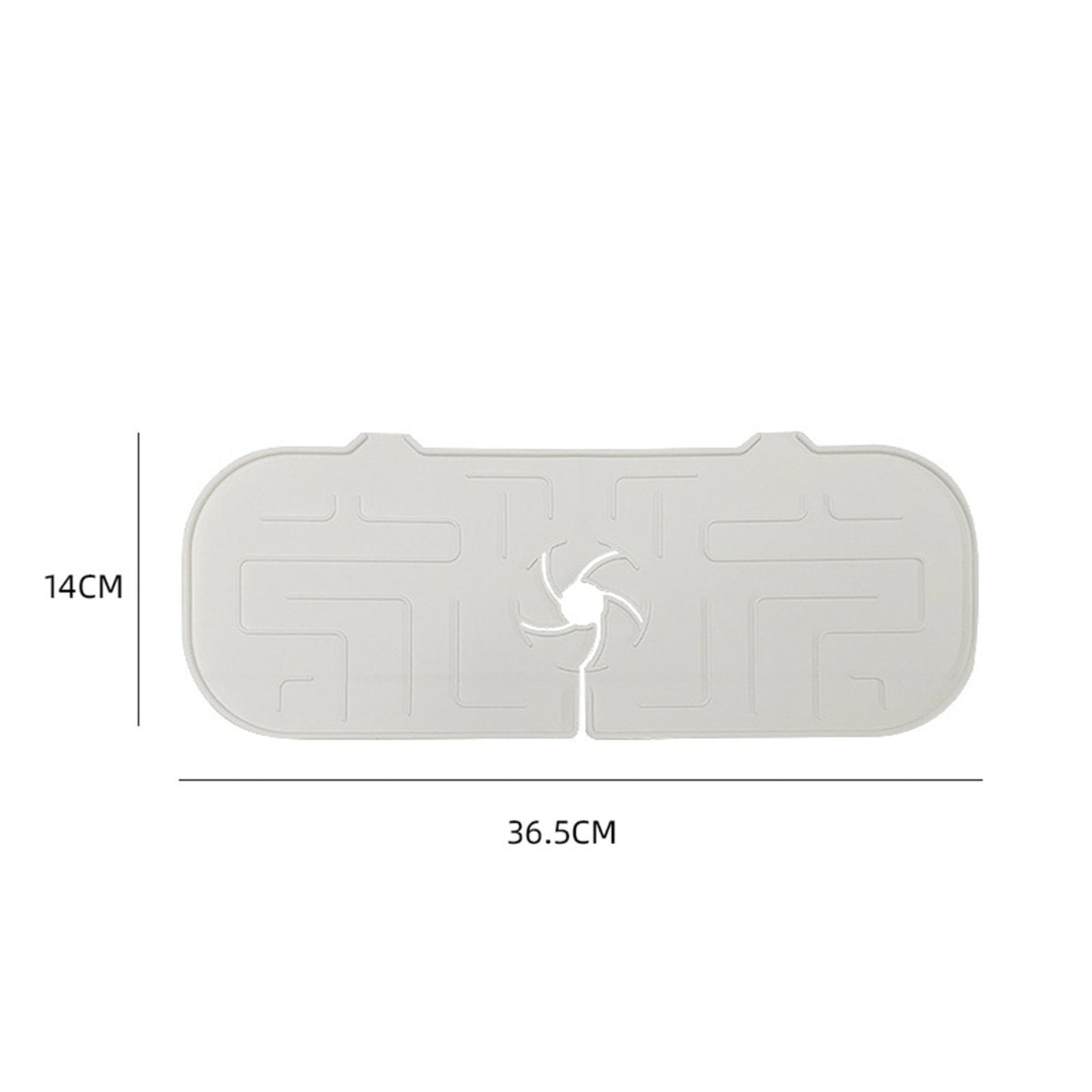 Silicone faucet splash guard mat protects kitchen and bathroom countertops. - My Store
