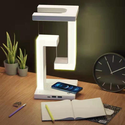 Floating Wireless Charging Lamp – Creative Suspended Light for Bedrooms - My Store